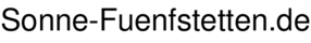 Sonne-Fuenfstetten.de